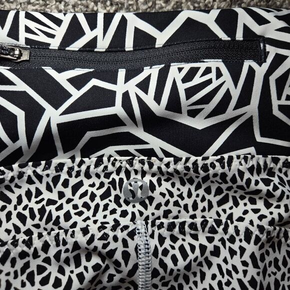 Lululemon Real Quick Tight - Miss Mosaic White / Posey - Picture 6 of 11